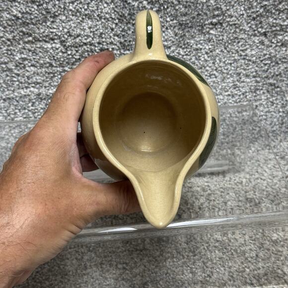 Vintage Watt Ovenware Pottery # 15 USA Pitcher Teardop Apple Country Farmhouse - Picture 6 of 8